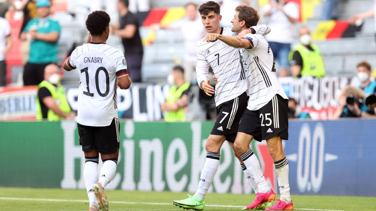 歐洲杯》哈弗茨冷靜包抄雙響成德國首進球員　助4-2逆轉勝葡萄牙