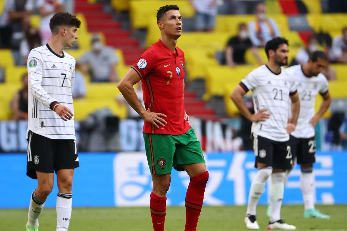 歐洲杯》C羅一戰破4大紀錄滿眼卻是無奈　葡萄牙戰德國仍收5連敗