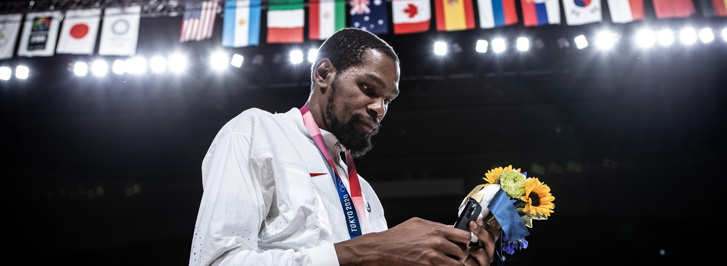 東京奧運》杜蘭特獲國際籃總選為MVP　領銜4國球星組成最佳5人