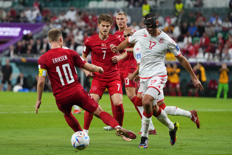 2022世界盃》首場繳白卷 丹麥與突尼西亞握手言和