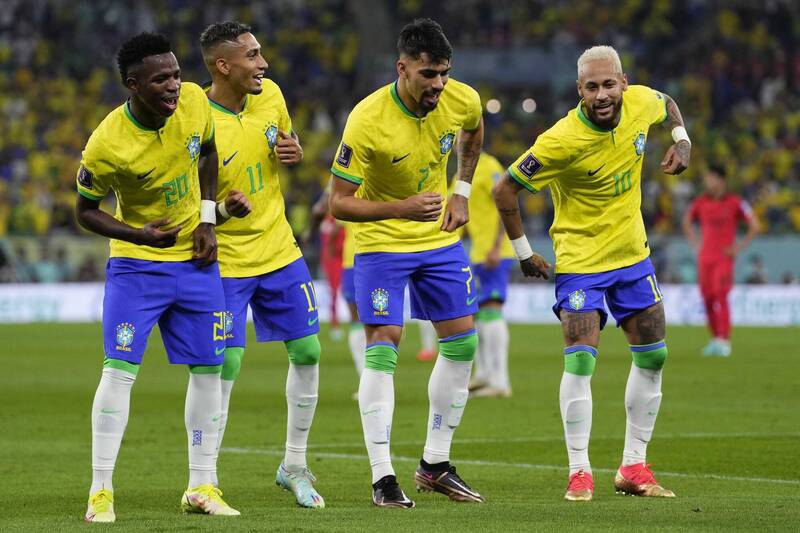 2022世界盃》森巴軍團痛宰南韓 巴西晉級世足8強