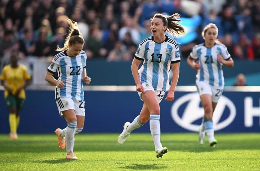 2023女子世界盃賽程比分-阿根廷2：2南非